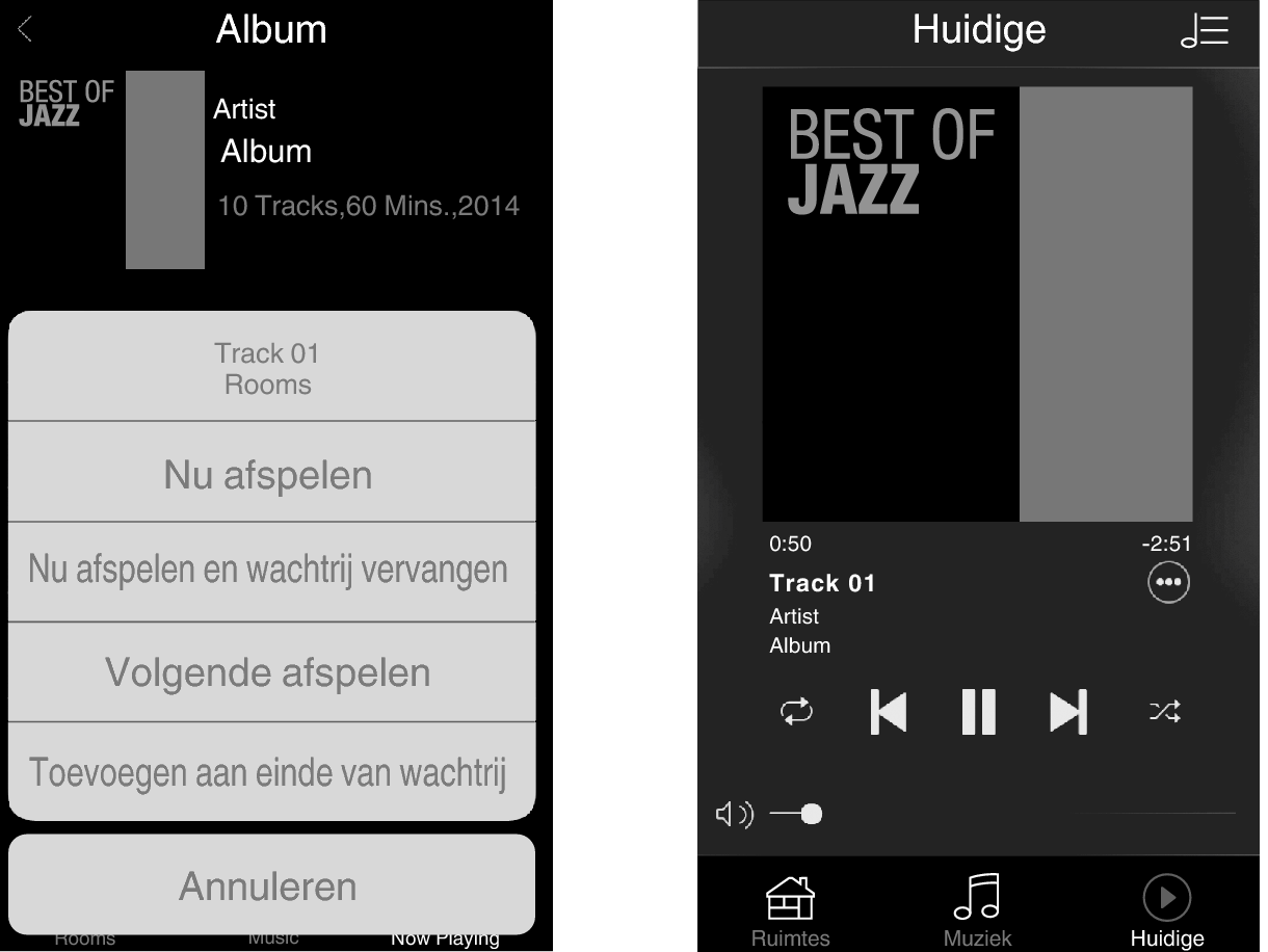 Now Playing w cover Monochrome